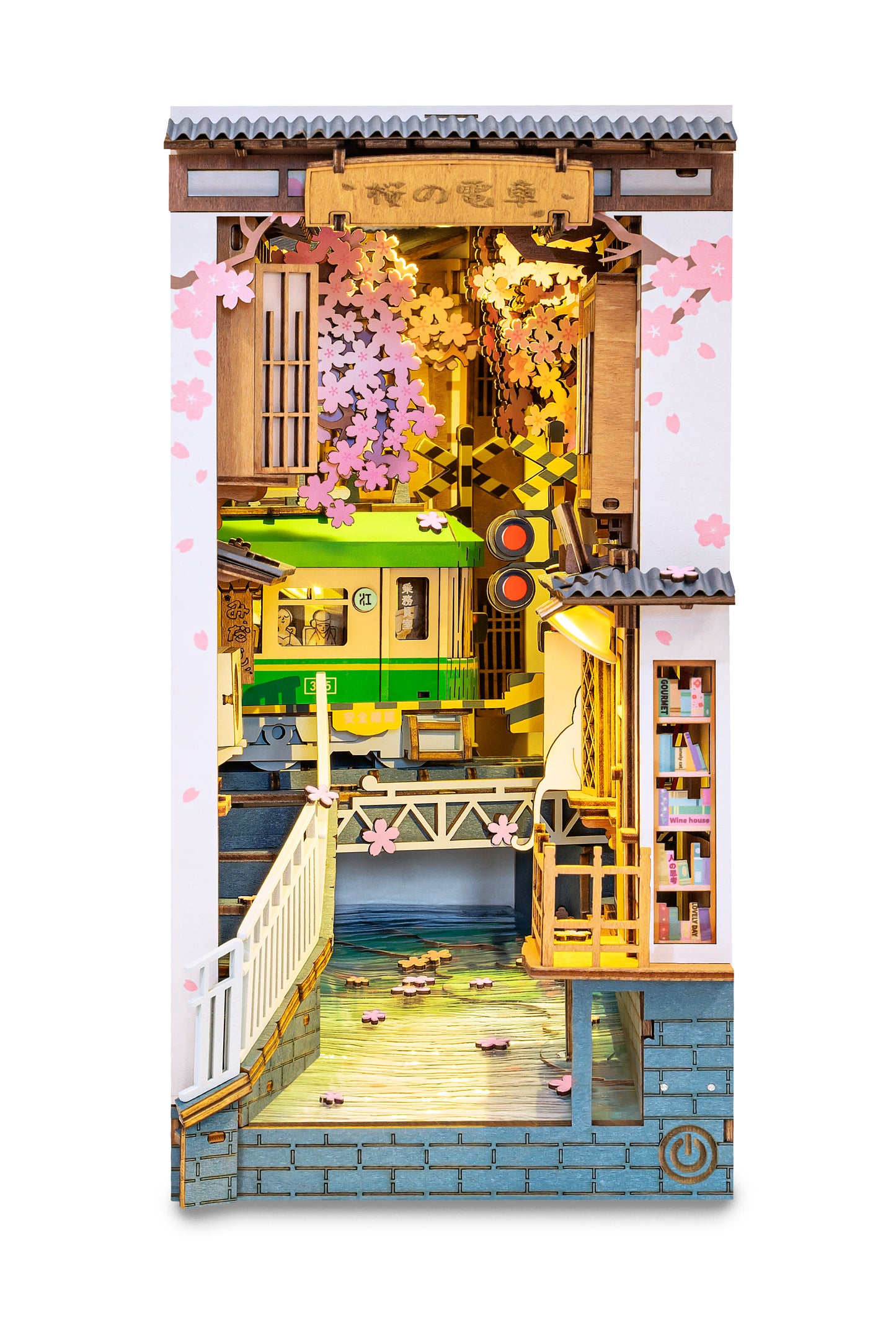 TGB01 Rolife Sakura Densya Book Nook