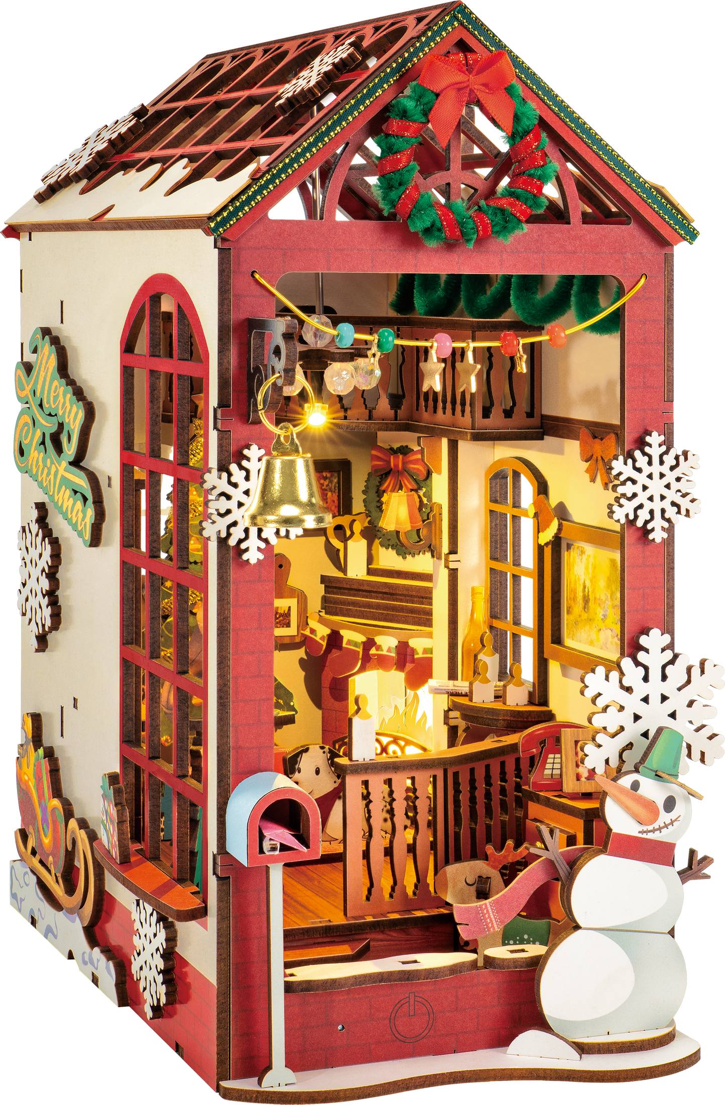 TGC07 Rolife Christmas Indoor Scene Book Nook